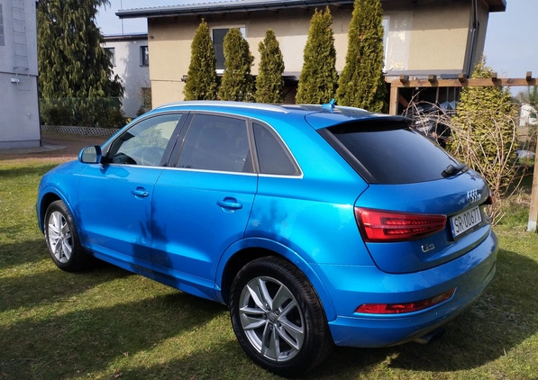 Audi Q3 cena 79000 przebieg: 155000, rok produkcji 2016 z Rybnik małe 56